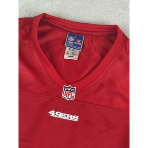 NFL Pro Line 49ers Football Jersey Red Medium‎ M Short Sleeve Shirt